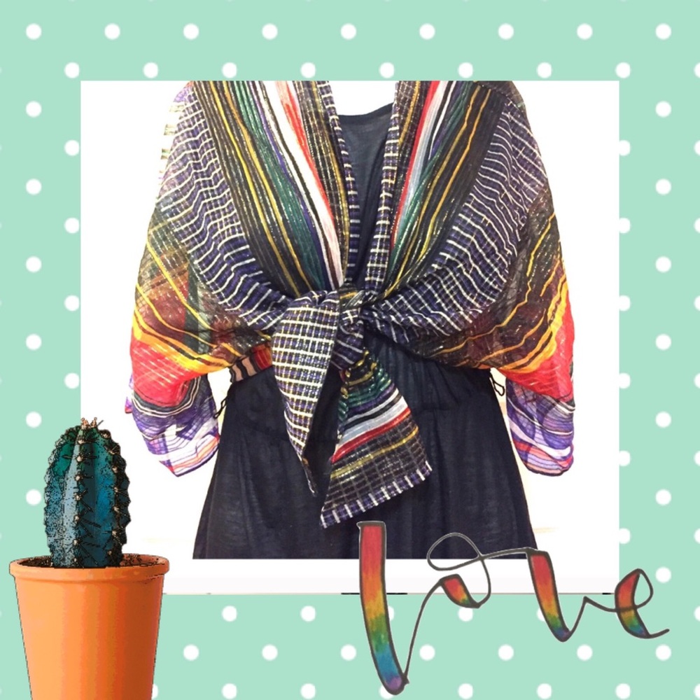 **BOGO**  Striped Shrug vintage